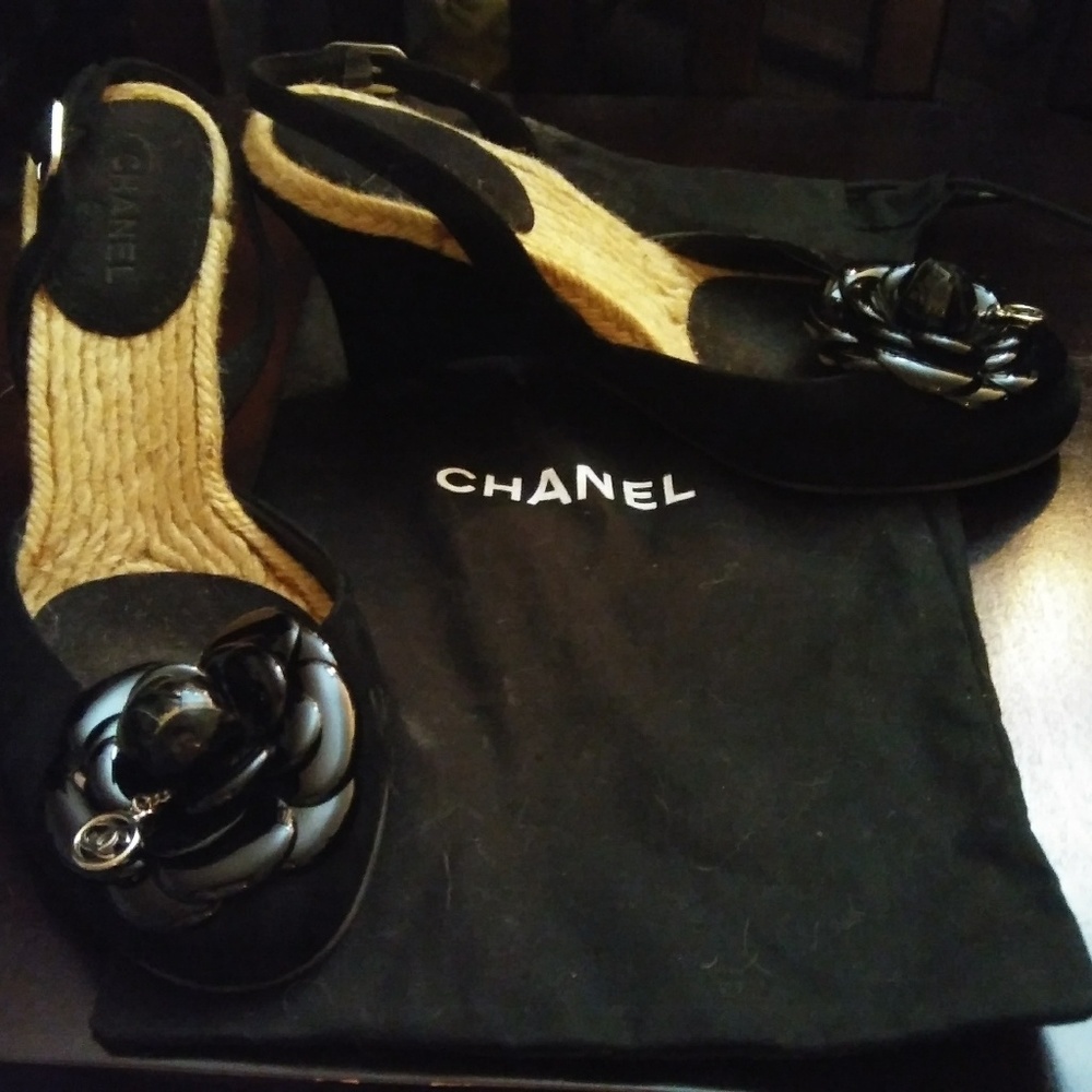 Coco Chanel wedge heel
